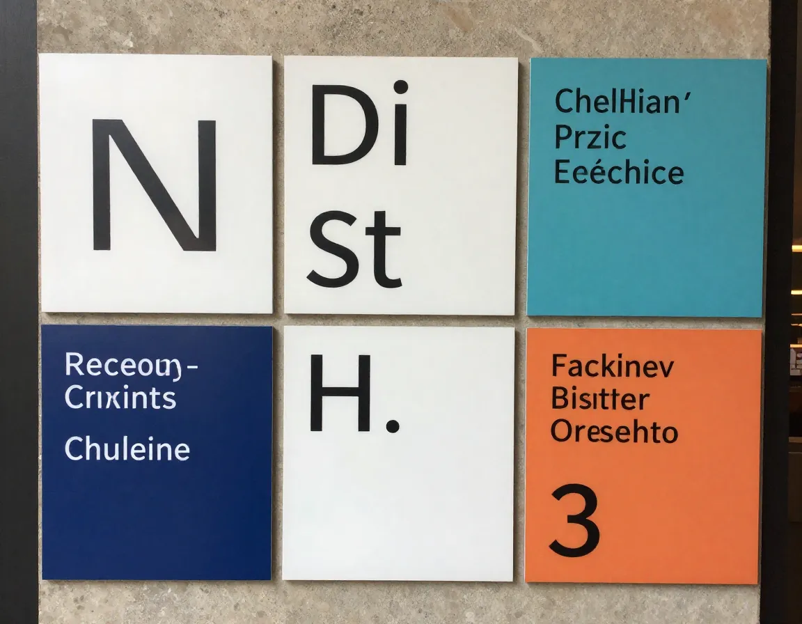 Event signage and promotional materials for conferences